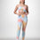 Rapid Wear - Ribbed Seamless Leggings (Tropical Swirl)