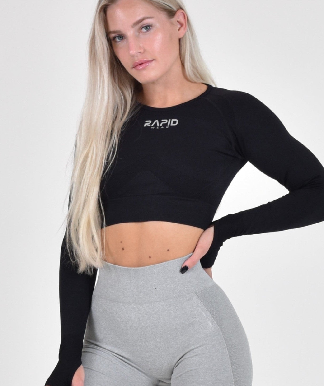 RapidWear - Contour Seamless Long Sleeve (Sort)