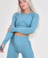 RapidWear - Contour Seamless Long Sleeve (Blå)