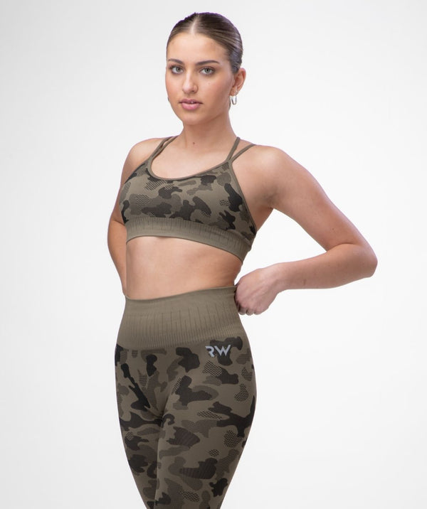 Rapid Wear - Action Seamless Sportsbh (Khaki)
