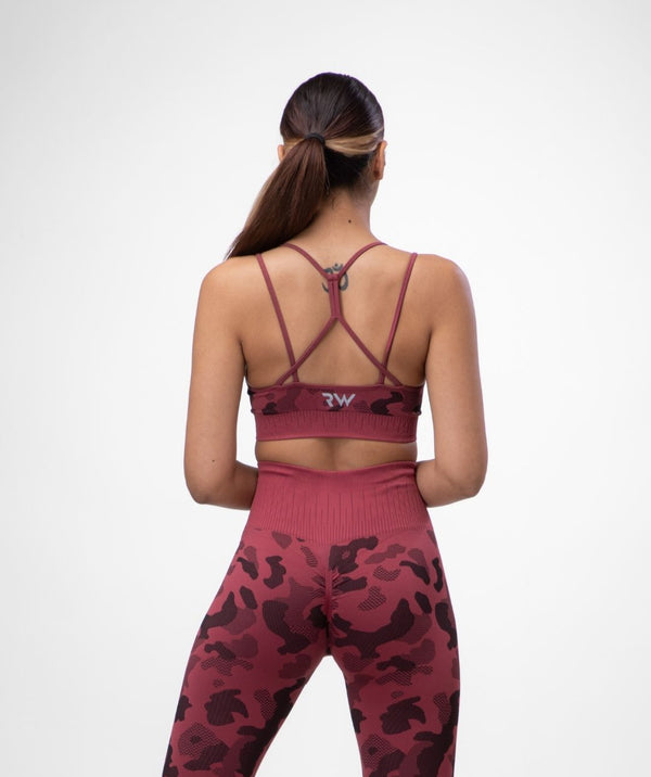 Rapid Wear - Action Seamless Sportsbh (Red)