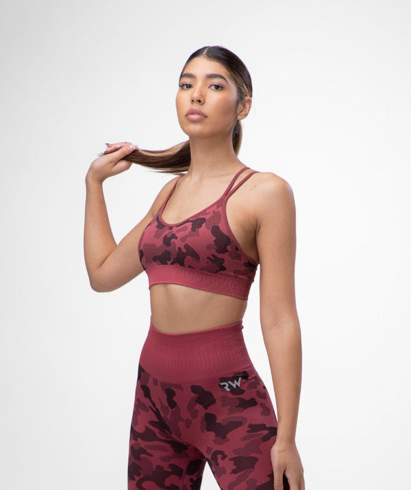 Rapid Wear - Action Seamless Sportsbh (Red)